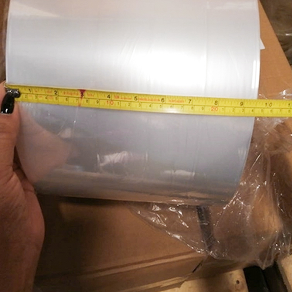 200 mm – 1400 mm doppellagige 17 Mikrometer mikroperforierte Polyolefin-Schrumpffolie für Milchprodukte